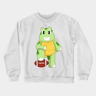 Turtle Football Sports Crewneck Sweatshirt